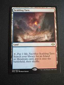 Magic MTG: Scalding Tarn Card Regular Modern Horizons 2 254/303- Near Mint NM - Image 1