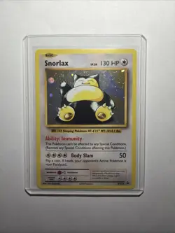 Pokemon TCG Snorlax XY179 Holo Promo Card Black Star Promos - Image 1