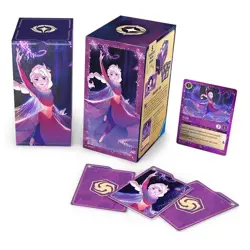 2025 RAVENSBURGER DISNEY LORCANA FABLED ELSA PROMO CARD GIFT PACK BOX IN HAND - Image 1