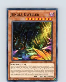 Yu-Gi-Oh TCG Jungle Dweller LEDE-EN085 1st Edition Common Card NM - Image 1