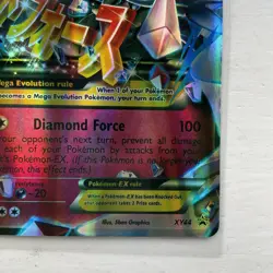 M Diance EX Pokemon Trading Card XY44 Black Star Promo - I think a its a replica - Image 5