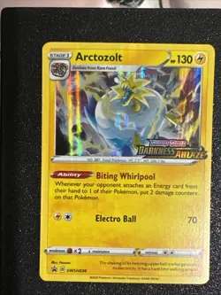 Pokemon Card Arctozolt SWSH036 Stamped Sword & Shield Darkness Ablaze Promo C73 - Image 1