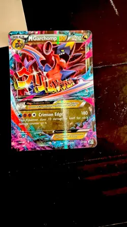 Pokemon TCG Mega Garchomp EX XY168, Crimson Edge Promo Card - Image 1