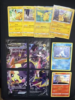 Pokemon Card Lot 10 Cards SWSH Promo / Pikachu Holo - Image 1