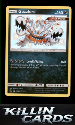 Guzzlord SV26/SV94 Pokemon Shiny Holo Rare Hidden Fates: Shiny Vault Card NM - Image 1