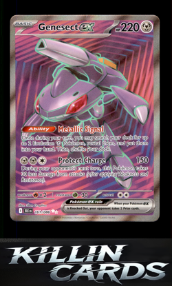 Genesect ex - 161/086 161/086 Pokemon Ultra Rare SV: Black Bolt Card NM - Image 1