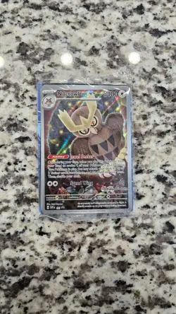 SEALED Pokemon Center Logo Exclusive #141 Noctowl ETB Promo Pokemon TCG Card - Image 1