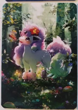 Galarian Ponyta Lot of 4 Custom Cards x4 Bundle Collection Pokemon Holo - Image 4