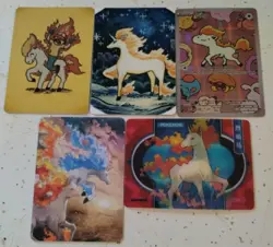 Ponyta Rapidash Lot of 5 Custom Cards x5 Bundle Collection After Skool Hobby - Image 2