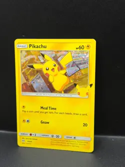 Pokemon Pikachu Holo Card 25/25 McDonald's 25th Anniversary Promo - Image 2