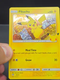 Pokemon Pikachu Holo Card 25/25 McDonald's 25th Anniversary Promo - Image 4