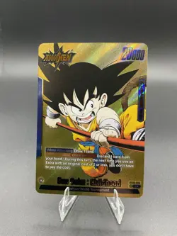 Son Goku : Childhood FB06-025 Gold Leader Dragon Ball Super card manga booster - Image 1