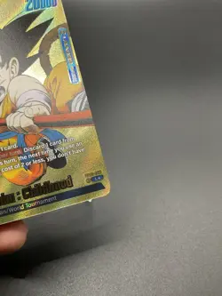 Son Goku : Childhood FB06-025 Gold Leader Dragon Ball Super card manga booster - Image 4