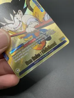 Son Goku : Childhood FB06-025 Gold Leader Dragon Ball Super card manga booster - Image 5