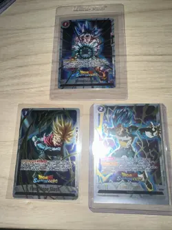 Dragon Ball Sparking Zero Promo Cards Vegeta, Goku Kamekameha, Trunks - Image 1