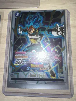 Dragon Ball Sparking Zero Promo Cards Vegeta, Goku Kamekameha, Trunks - Image 3