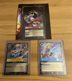 Disney Lorcana Magical Places Stitch Rapunzel Donald Duck EPCOT Promo Cards Set - Image 1