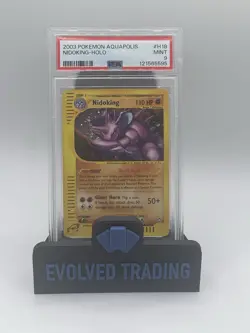 PSA 9 Nidoking Holo H18/H32 Aquapolis e-reader WOTC Pokemon Card - Image 1