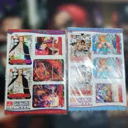 Mini ONE PIECE Card PROMO MINI cards Saikyo Jump Nami Ace Shanks Zoro Set - Image 1