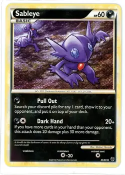 Sableye 35/90 Undaunted Pokemon Card - Image 1