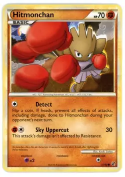 Hitmonchan 51/90 Undaunted Pokemon Card - Image 1