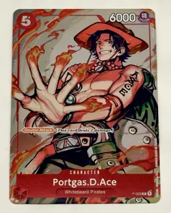 2023 One Piece Portgas D. Ace Event Pack Vol. 1 Promo Card P-028 English Foil - Image 1