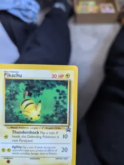 Pokemon Card, 1999-2000, Pikachu, 27, Black Promo Star. - Image 2