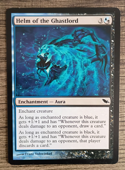 MTG ~ Helm of the Ghastlord ~ Shadowmoor (166/301) ~ Regular ~ English ~ LP - Image 1