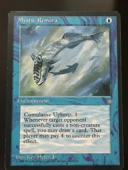 Mystic Remora - Ice Age Magic The Gathering MTG - Image 1