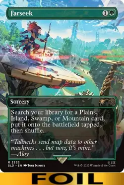 Farseek ** FOIL BORDERLESS ** Secret Lair: Playstation - NM MTG - Image 1