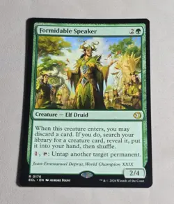 Magic: The Gathering - Lorwyn Eclipsed - Formidable Speaker Rare NM - Image 1