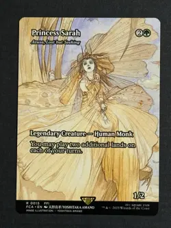 Magic The Gathering Princess Sarah Azusa, Lost But Seeking Showcase FCA Non-foil - Image 1