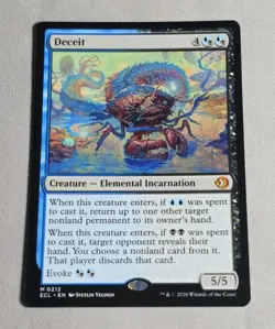 Magic: The Gathering - Lorwyn Eclipsed - Deceit Mythic Rare NM - Image 1