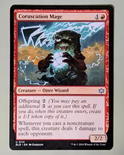 Coruscation Mage - Bloomburrow #131 Uncommon - Near Mint - Magic the Gathering - Image 1