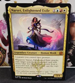 magic the gathering - Narset, Enlightened Exile - Legendary Creature - HumanMonk - Image 1