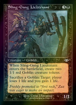 MTG Sling-Gang Lieutenant Foil ** Modern Horizons 2 Timeshifts ** English (NM) - Image 1