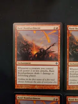 4x RAID BOMBARDMENT RISE OF THE ELDRAZI NM MAGIC THE GATHERING MTG Tcg See Pics - Image 2