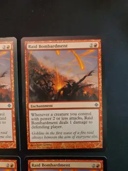 4x RAID BOMBARDMENT RISE OF THE ELDRAZI NM MAGIC THE GATHERING MTG Tcg See Pics - Image 3