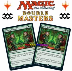 MTG 2 X Mana Reflection - Reflejo de mana DOUBLE MASTERS ENGLISH NM - Image 1