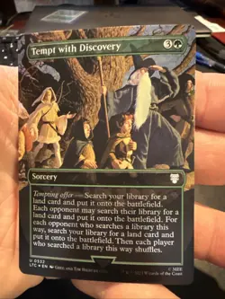 Tempt with Discovery (Borderless Foil) Lord of the Rings 532 NM - Image 1