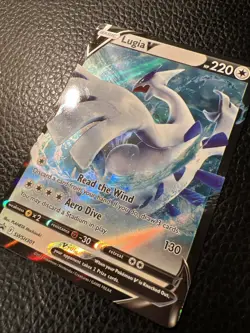 Lugia V SWSH301 Promo Holo Sword & Shield BLACK STAR Promo Pokemon TCG * - Image 3