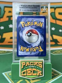 1999 Pokemon Base Set unlimited #8 Machamp Holo 1st Edition BGS 9 MT STRONG SUBS - Image 2