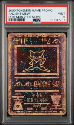 2000 POKEMON GAME MOVIE POKEMON 2000 MOVIE ANCIENT MEW PSA 9 - Image 1