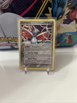 Pokemon TCG Skarmory Reverse Holo 55 Delta Species Stamped NM - Image 1