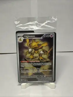 Pokemon TCG Alakazam Full Art Holo Promo 009 Sealed Still In Plastic. - Image 1