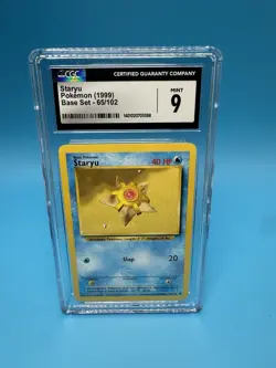 Pokemon 1999 Base Set #37 Nidorino & # 65 Staryu CGC 9 - Image 3