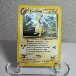 Ampharos ⭐ 1/111 Holo Rare Neo Genesis 2000 Pokemon MP-HP - Image 1