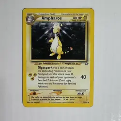 Ampharos ⭐ 1/111 Holo Rare Neo Genesis 2000 Pokemon MP-HP - Image 2