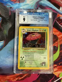 Erika's Vileplume Pokemon 2000 Gym Heroes 5/132 Holo CGC 9 Mint - Image 1