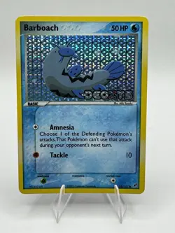 Pokemon Barboach #54/107 Reverse Holo Common - 2005 EX Deoxys - NM Near Mint - Image 1